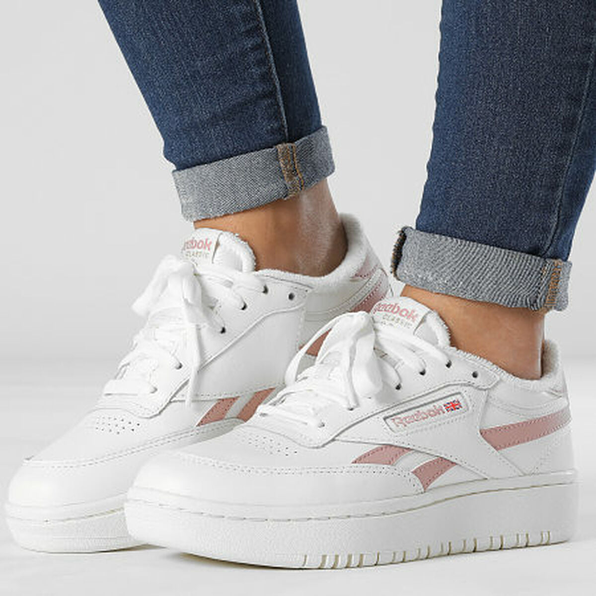 Sports Trainers for Women Reebok CLUB C DOUBLE REVENGE White-2