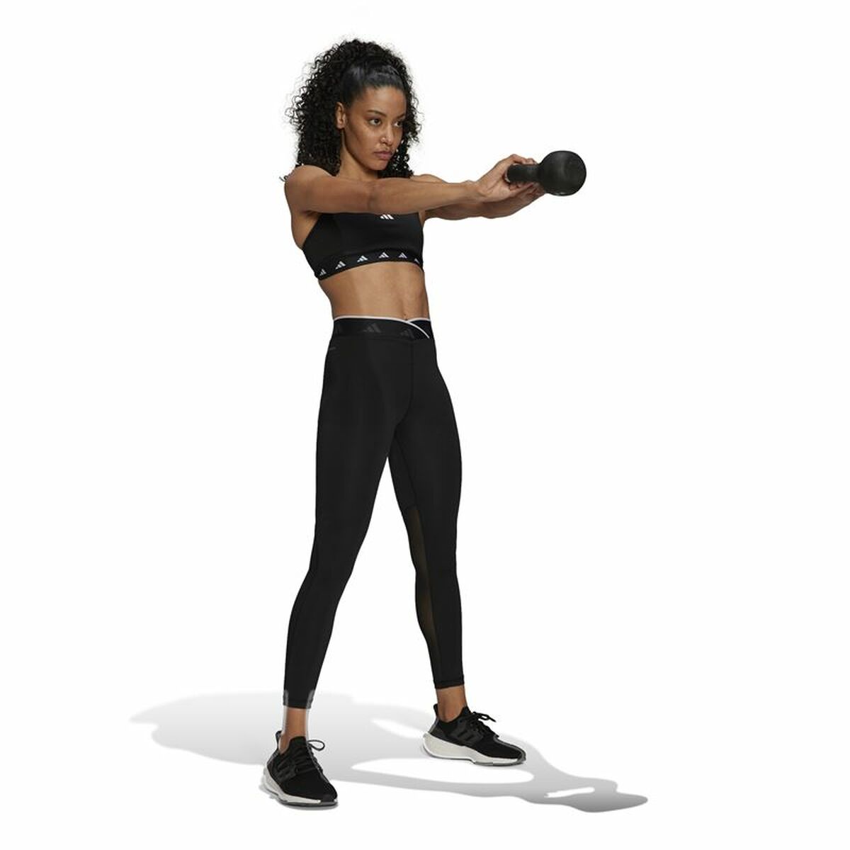 Sport leggings for Women Adidas Tf Vsh 7/8 T Black-6