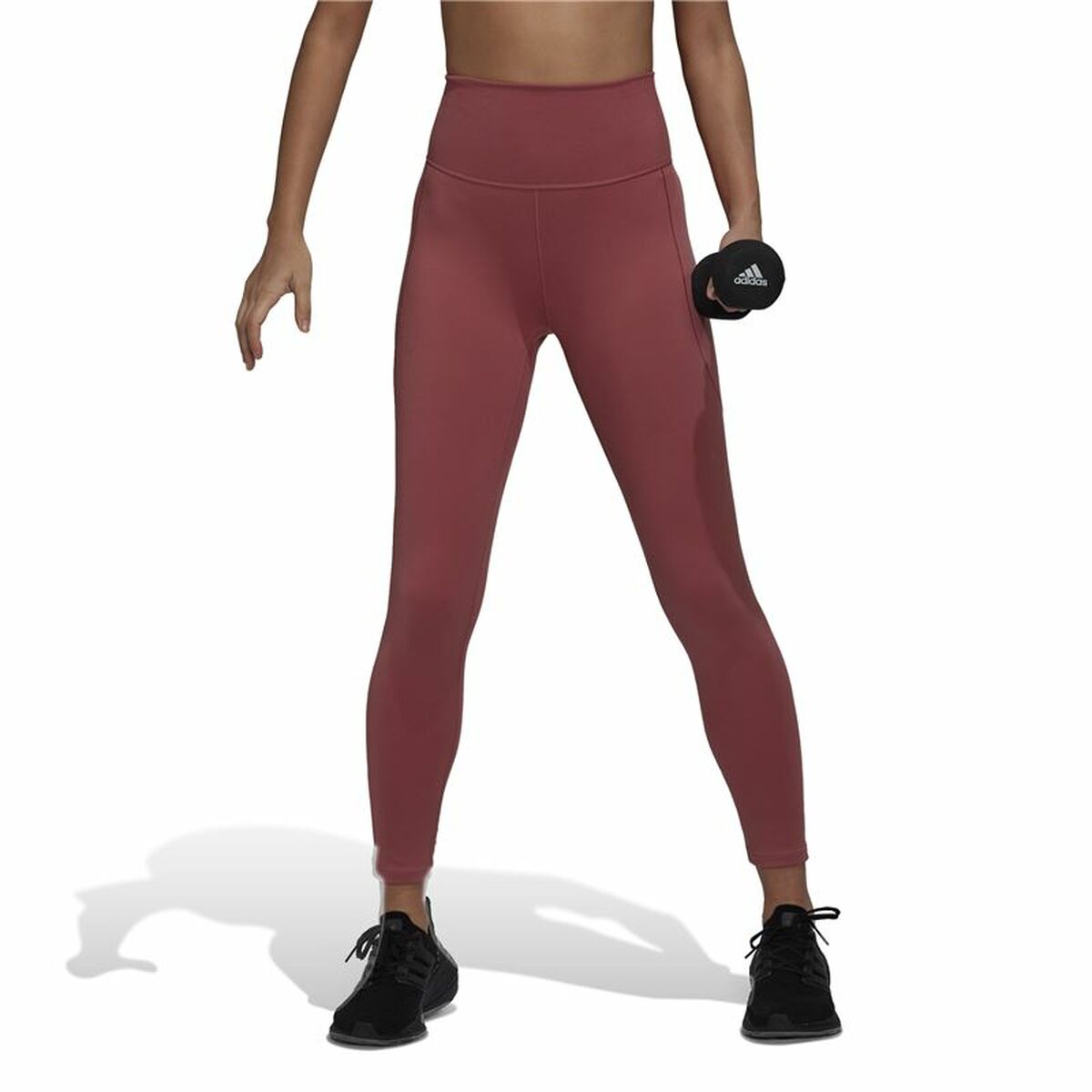 Sport leggings for Women Adidas  Studio 7/8  Brown-0
