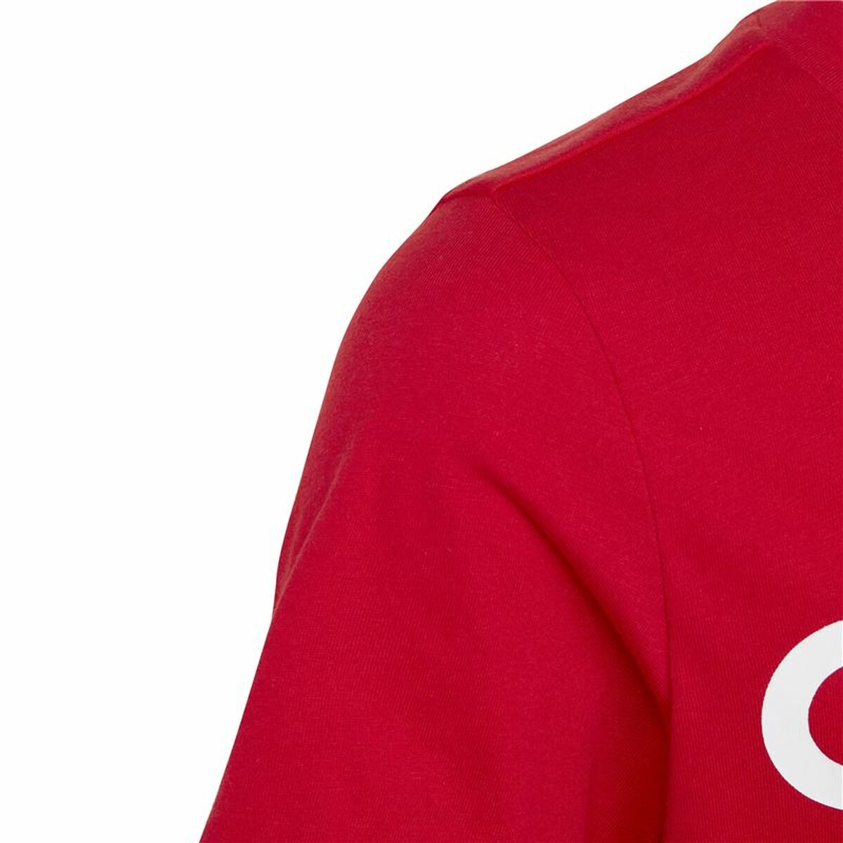 Child's Short Sleeve T-Shirt Adidas Lin Roja-3