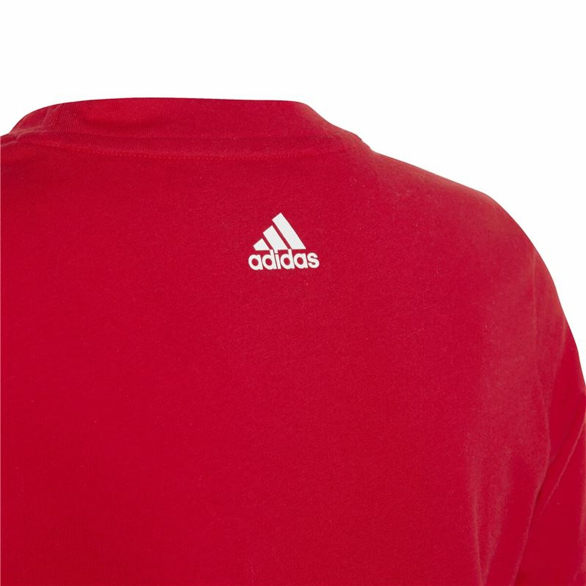 Child's Short Sleeve T-Shirt Adidas Lin Roja-2