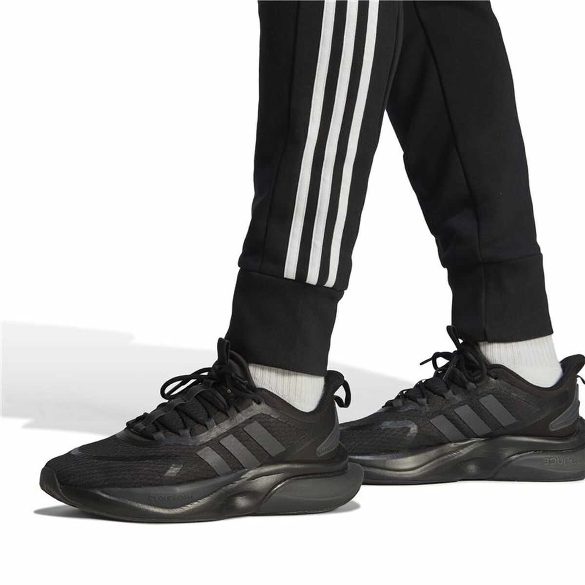 Long Sports Trousers Adidas Black Men-4