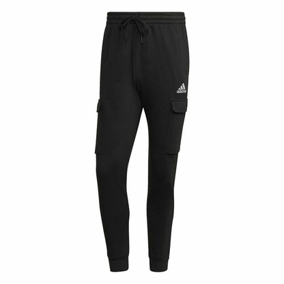 Long Sports Trousers Adidas Essentials Fleece Black Men-0