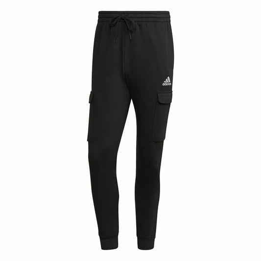 Long Sports Trousers Adidas Essentials Fleece Black Men-0