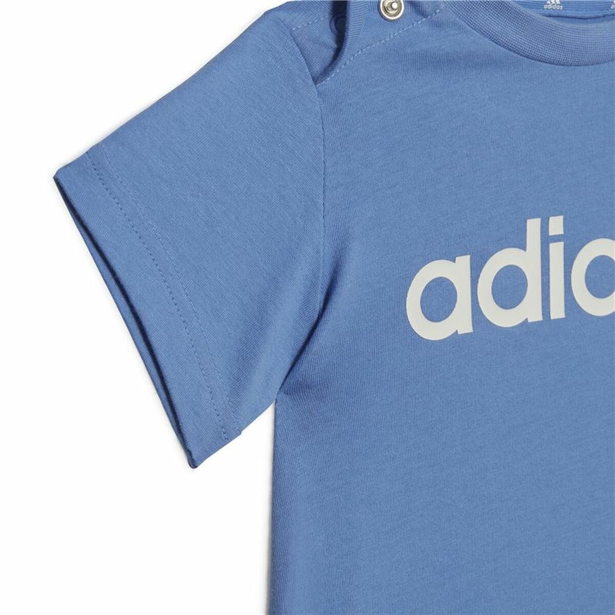 Sports Outfit for Baby Adidas 3 Stripes Blue-3