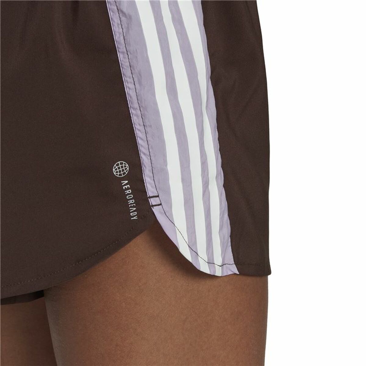 Sports Shorts for Women Adidas Hyperglam Brown-5