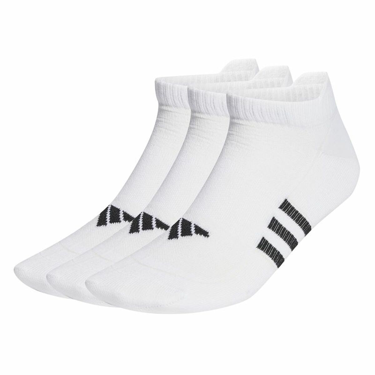 Sports Socks Adidas Fitness  White 3 Units-0