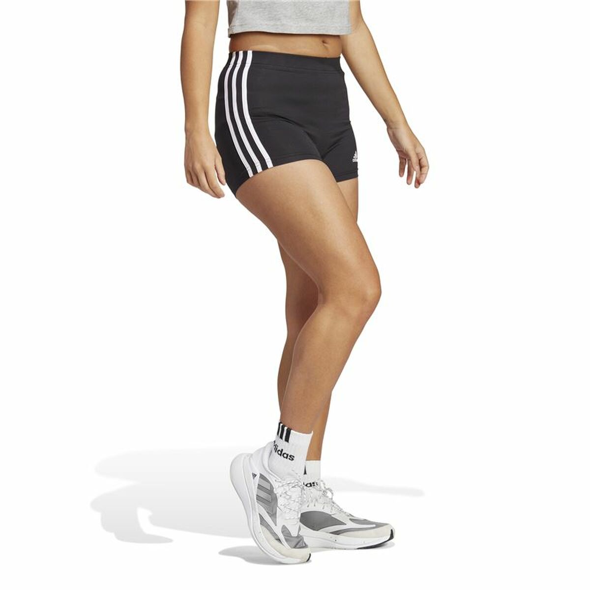 Sport leggings for Women Adidas Essentials Single 3S Booty Black-3