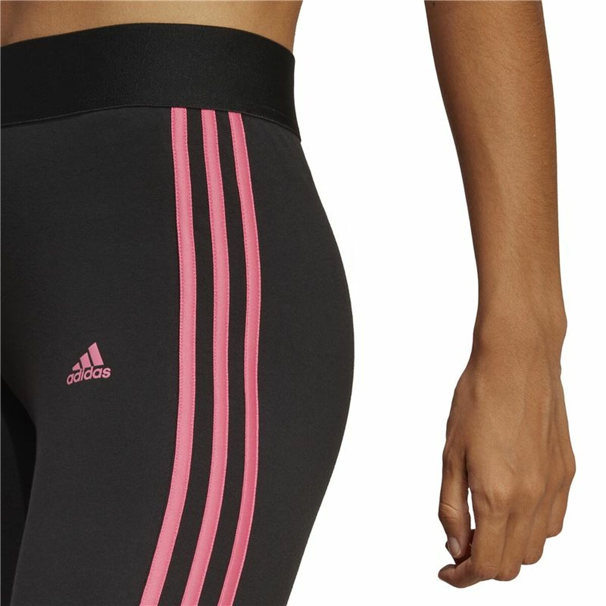 Sport leggings for Women Adidas 3 Stripes Black-4