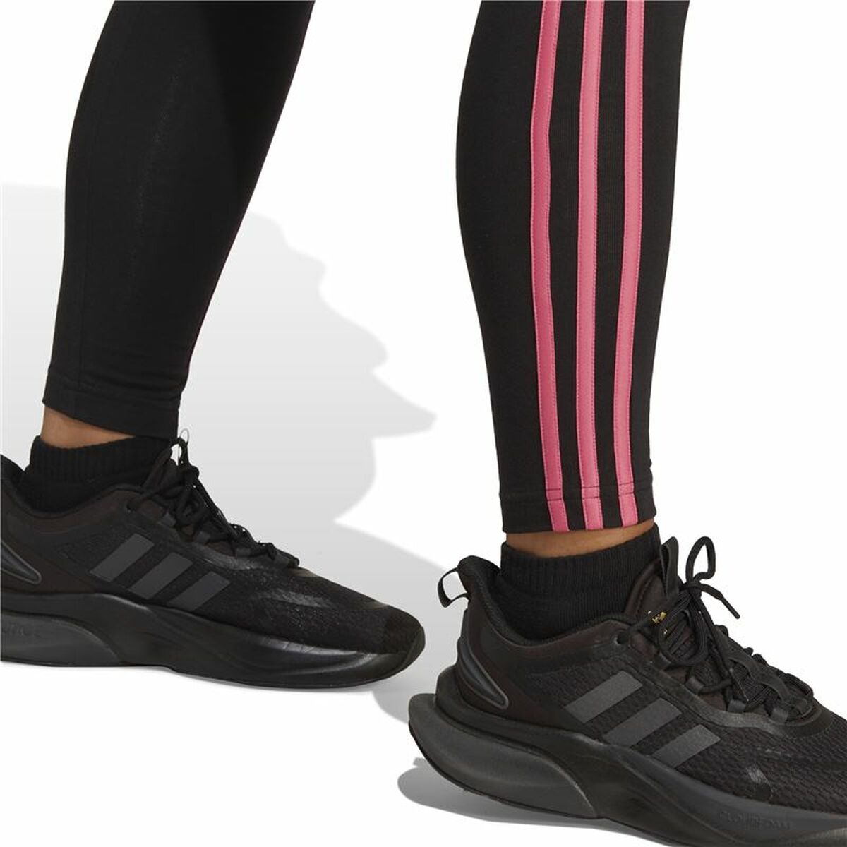 Sport leggings for Women Adidas 3 Stripes Black-3