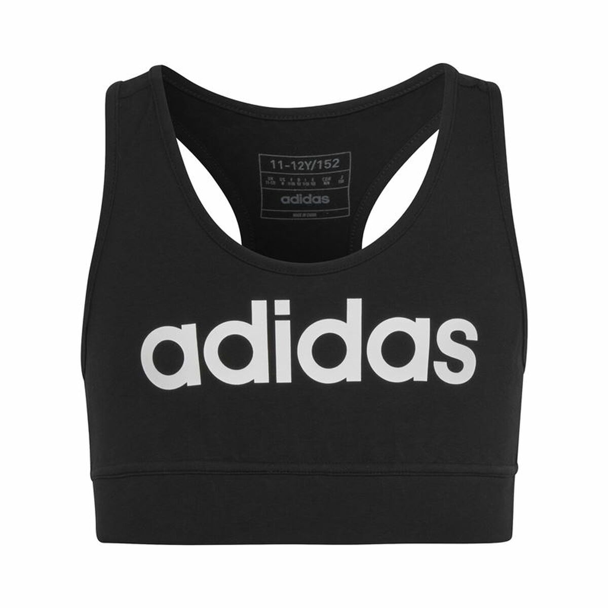 Sports Bra Adidas Black-0