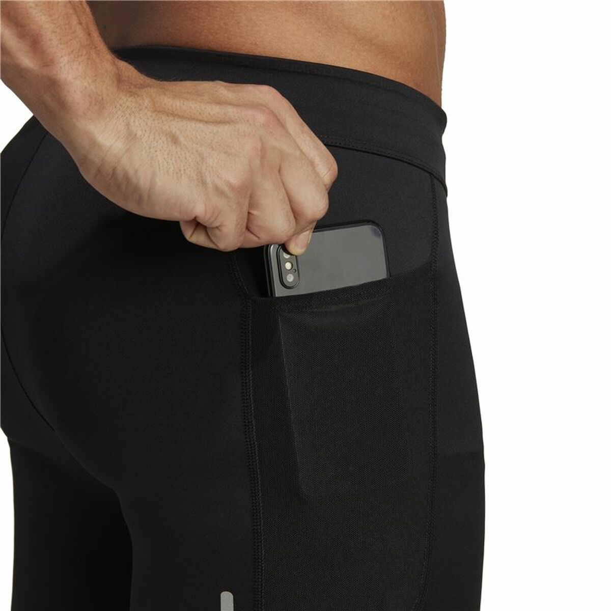 Sports Leggings for Men Adidas Saturday Black-2