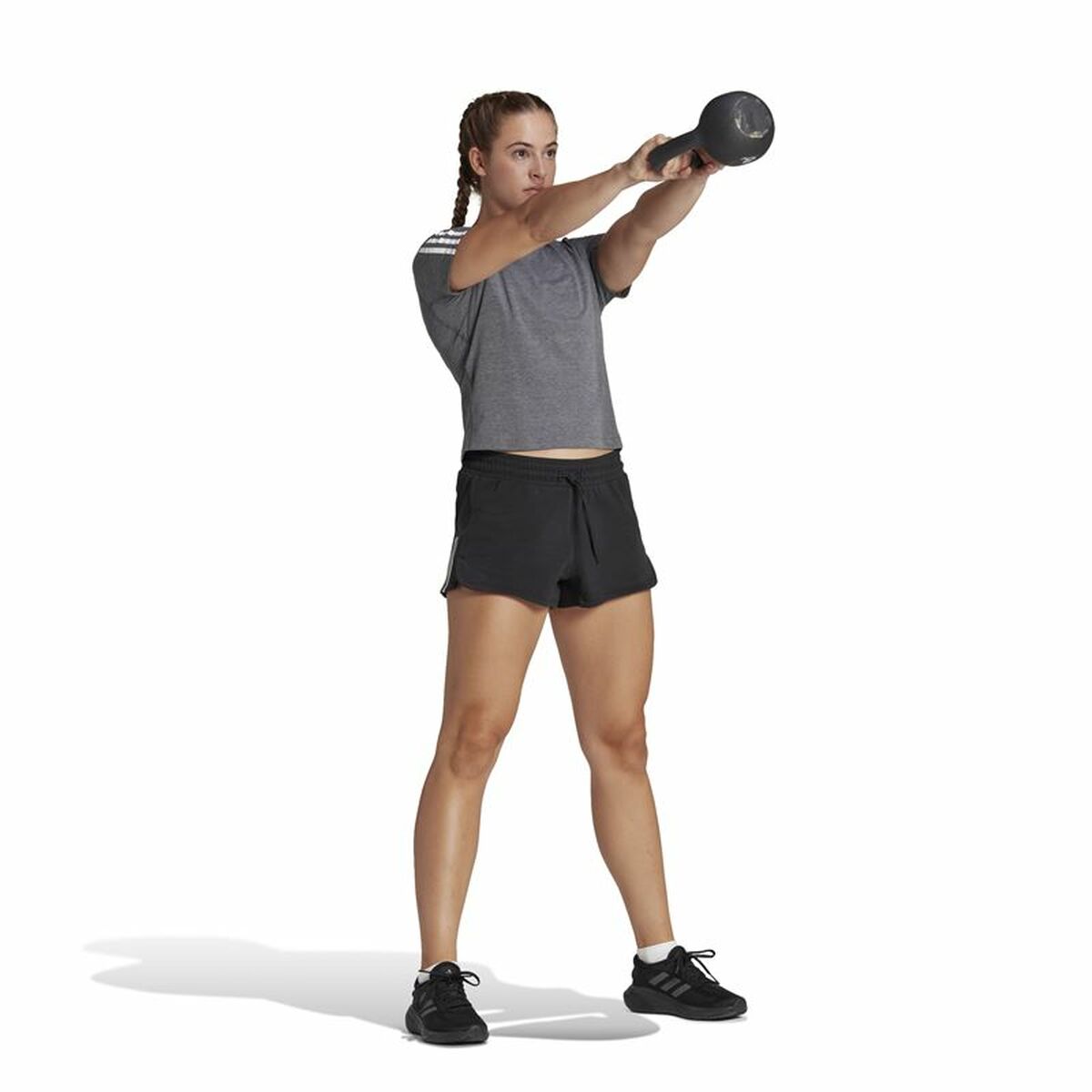 Sports Shorts for Women Adidas Essentials Black-4