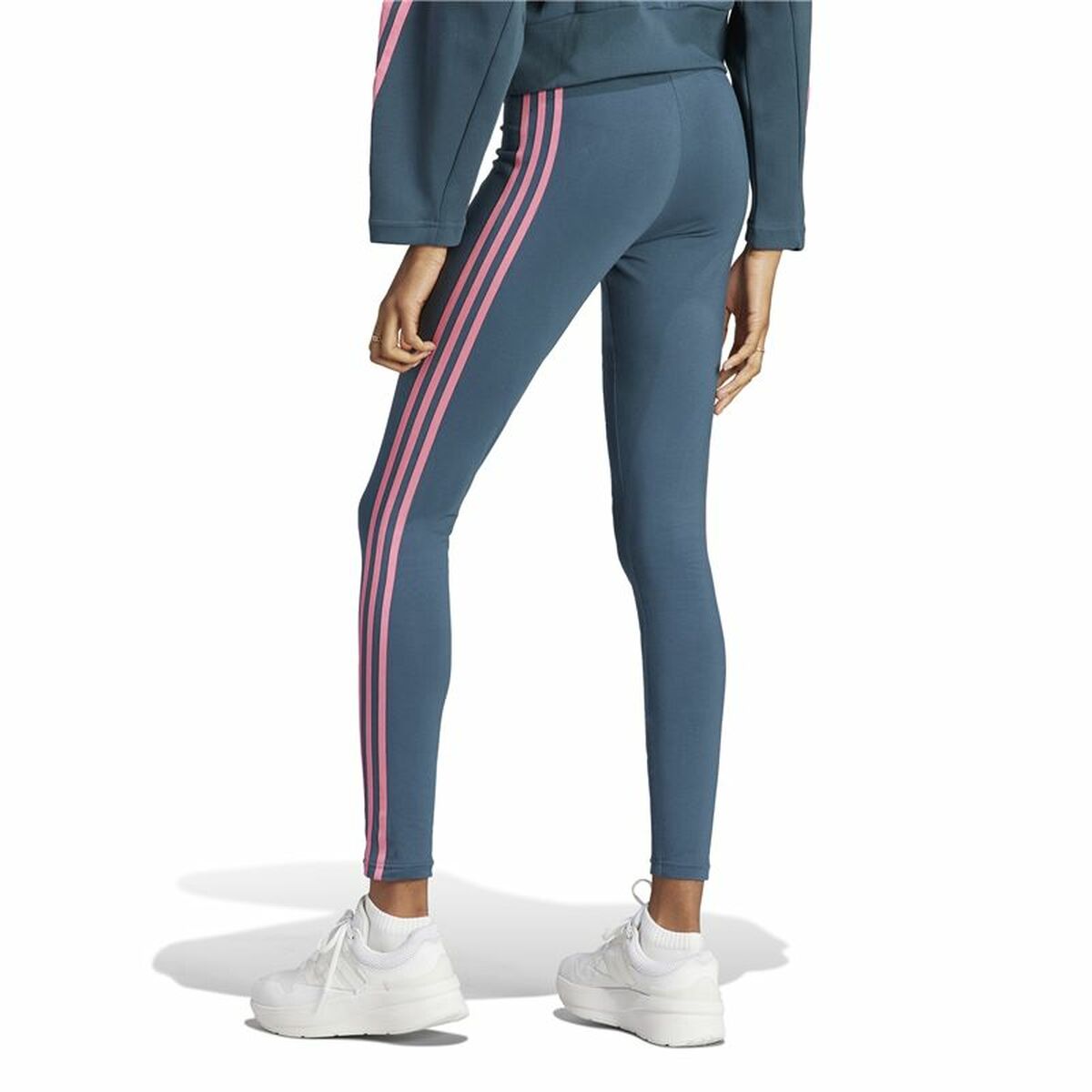 Sport leggings for Women Adidas Fi 3S Blue-2