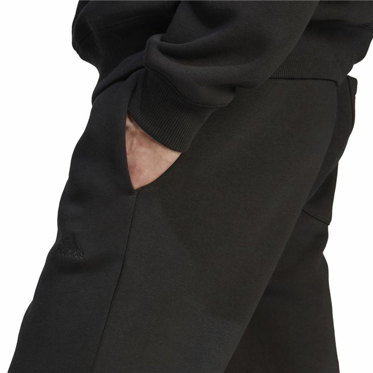 Long Sports Trousers Adidas IB4070 Black Men-4
