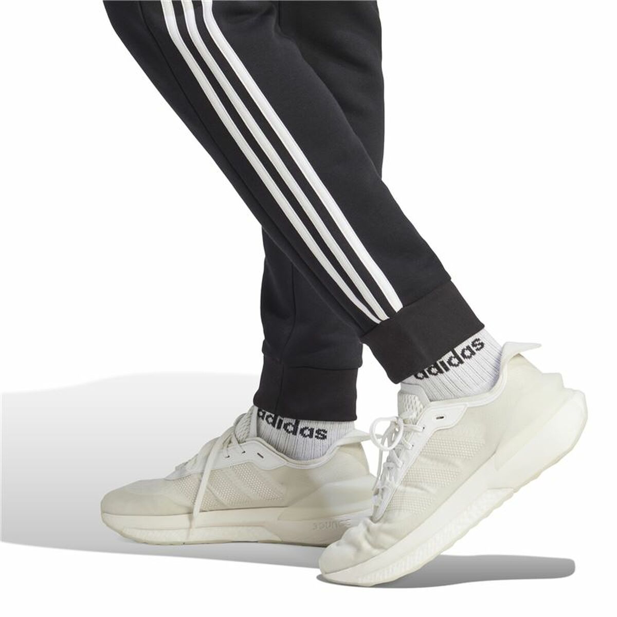 Long Sports Trousers Adidas Black Men-4