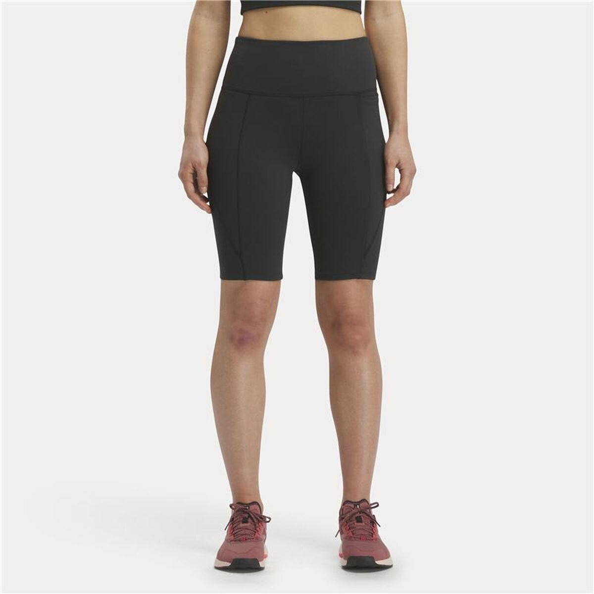 Sport leggings for Women Reebok Identity Sl Fitted Short Black-5