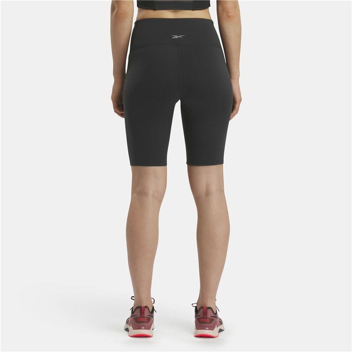Sport leggings for Women Reebok Identity Sl Fitted Short Black-4