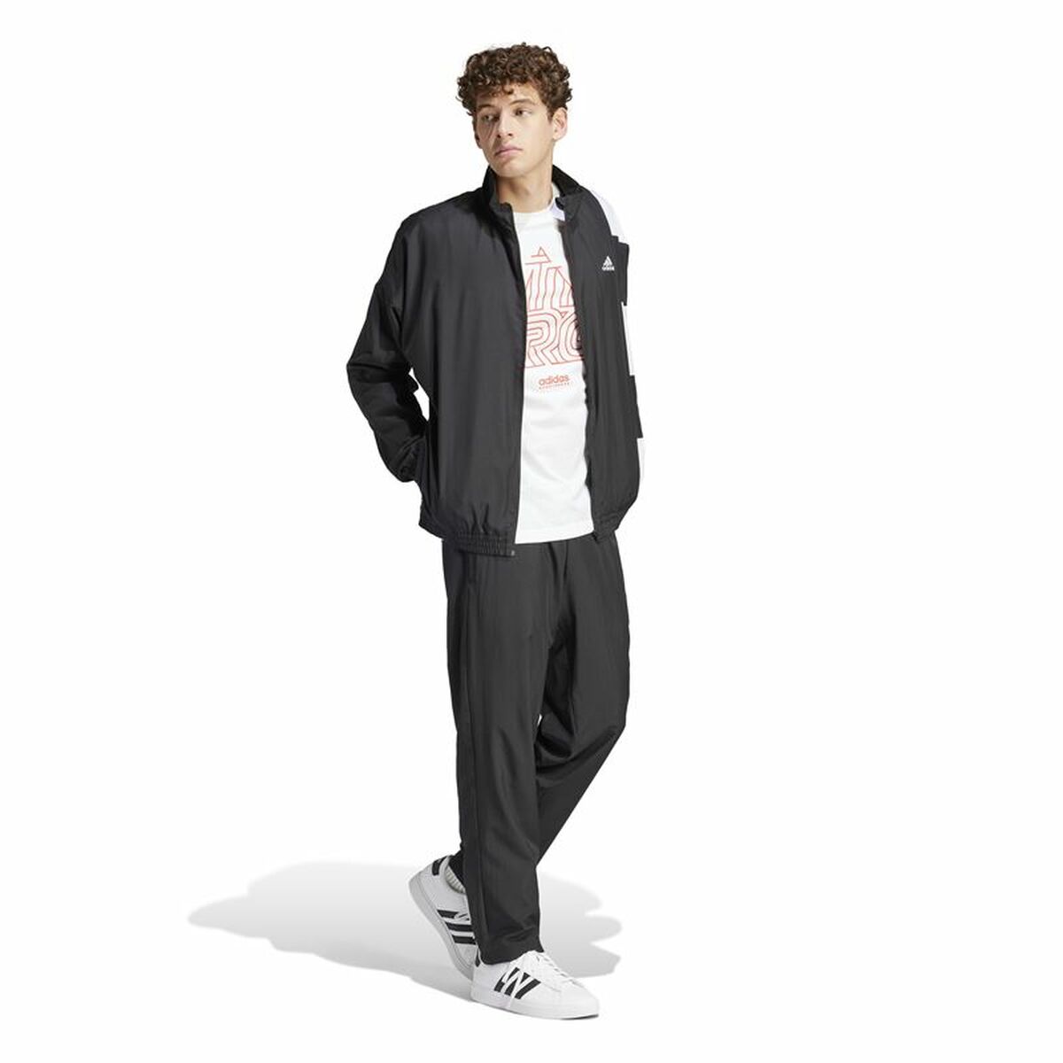 Tracksuit Adidas Colorblock Black Men-4