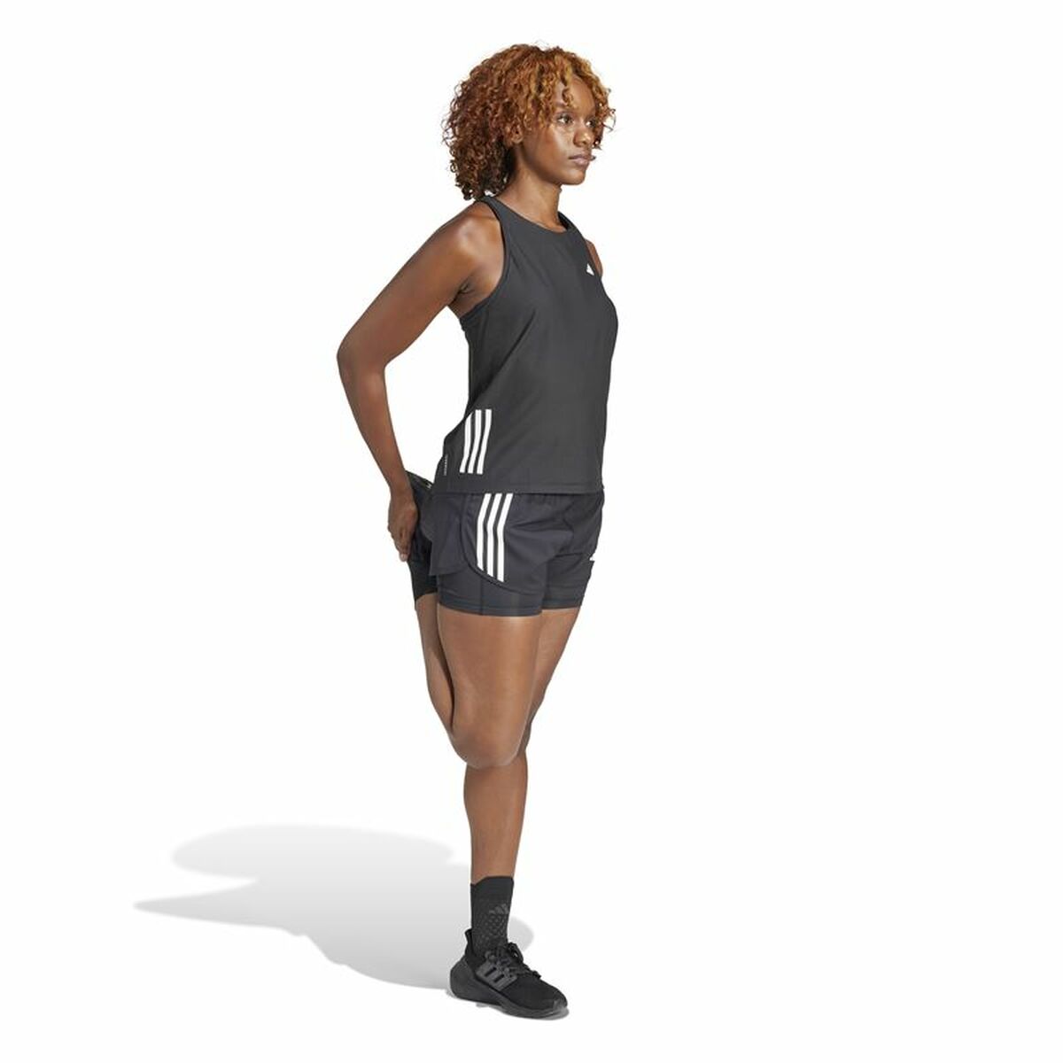 Sports Shorts for Women Adidas Own the run 3S 2In1-6