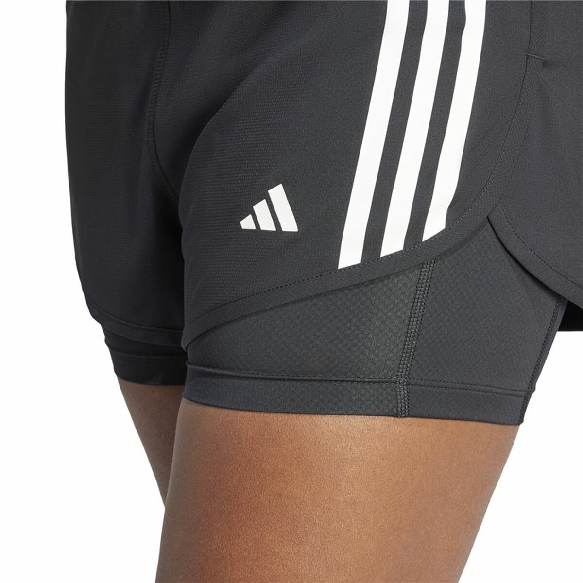 Sports Shorts for Women Adidas Own the run 3S 2In1-5