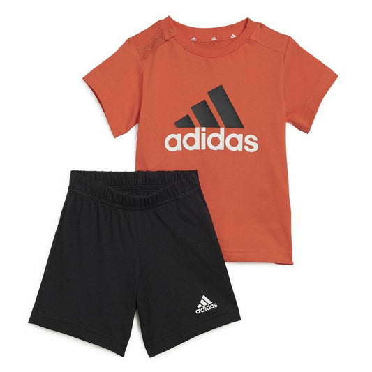 Sports Outfit for Baby Adidas I Bl Co Set Black Red-0