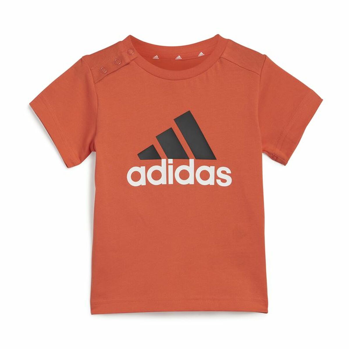 Sports Outfit for Baby Adidas I Bl Co Set Black Red-6