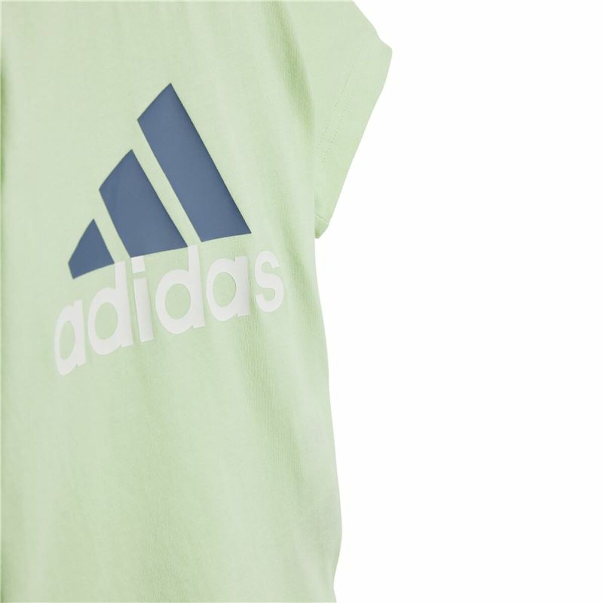 Sports Outfit for Baby Adidas Bl Cotton Set Infantil Blue Light Green-7
