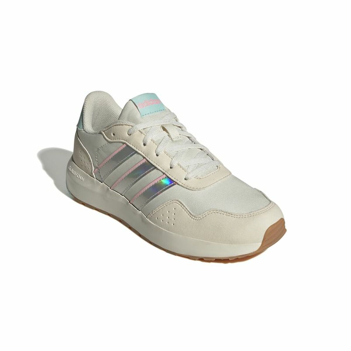 Sports Shoes for Kids Adidas Run 60S White-4