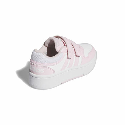 Sports Shoes for Kids Adidas Hoops 3.0 Bold White-1