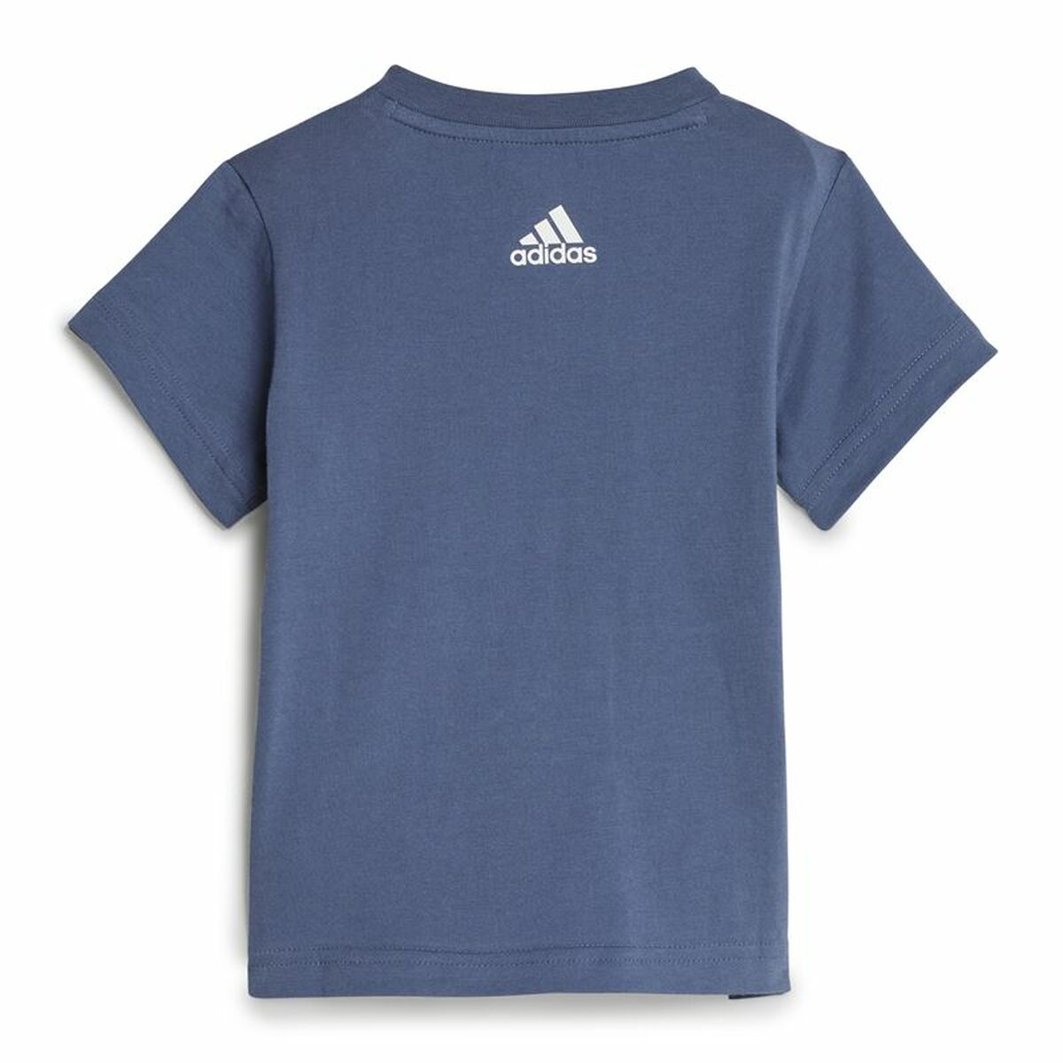 Sports Outfit for Baby Adidas I Lin Co Set Infantil Blue Grey-5