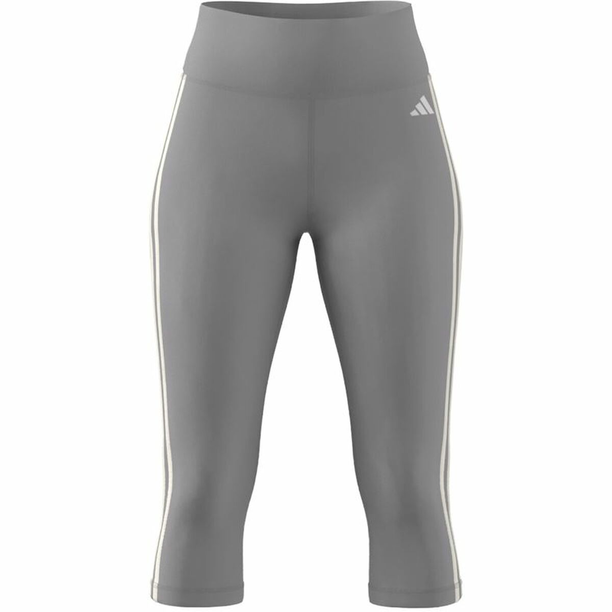 Sport leggings for Women Adidas Train Essentials 3S 3/4 Grey-8