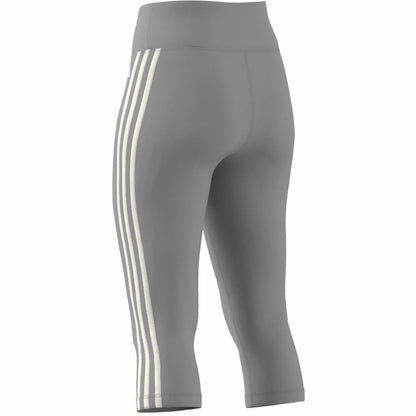 Sport leggings for Women Adidas Train Essentials 3S 3/4 Grey-3