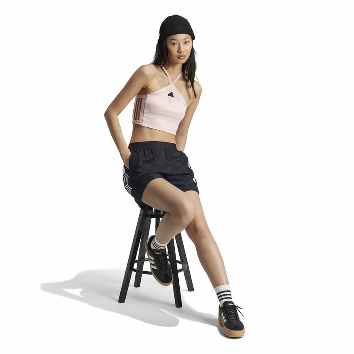 Tank Top Women Adidas Tiro Cut Summer Triangle Pink-5