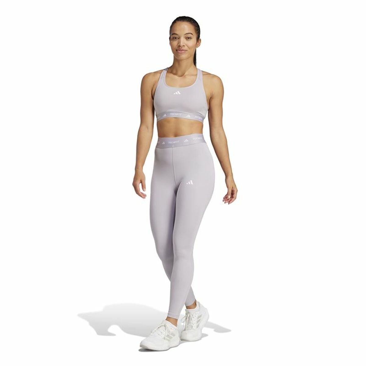 Sport leggings for Women Adidas Techfit 7/8 Grey-4