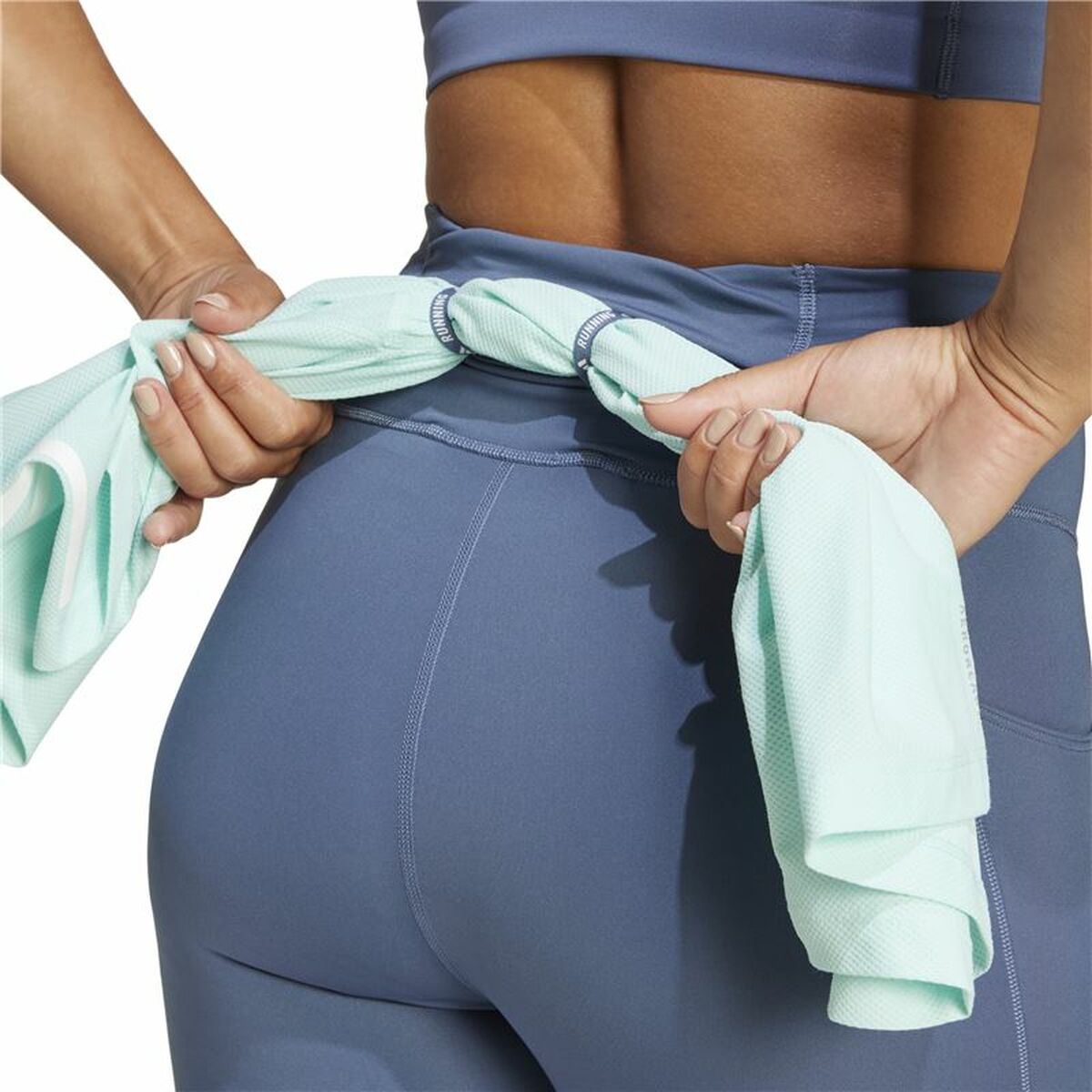 Sport leggings for Women Adidas Own The Run 7/8 Blue-5