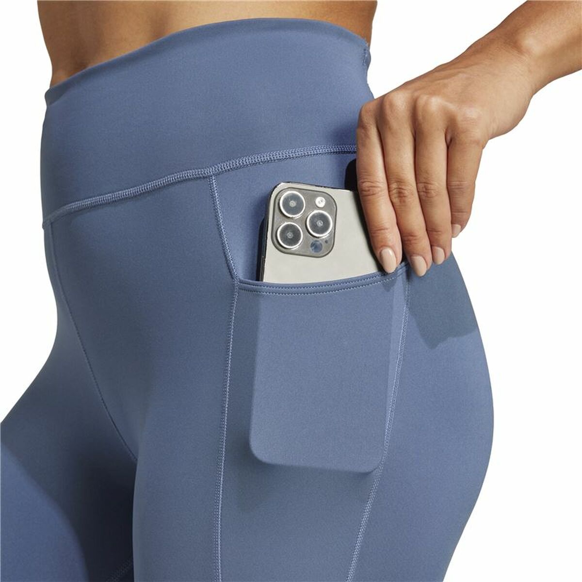 Sport leggings for Women Adidas Own The Run 7/8 Blue-4