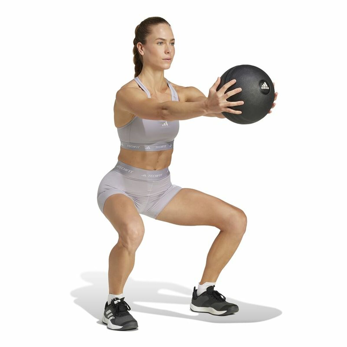 Sports Bra Adidas Techfit Grey-2