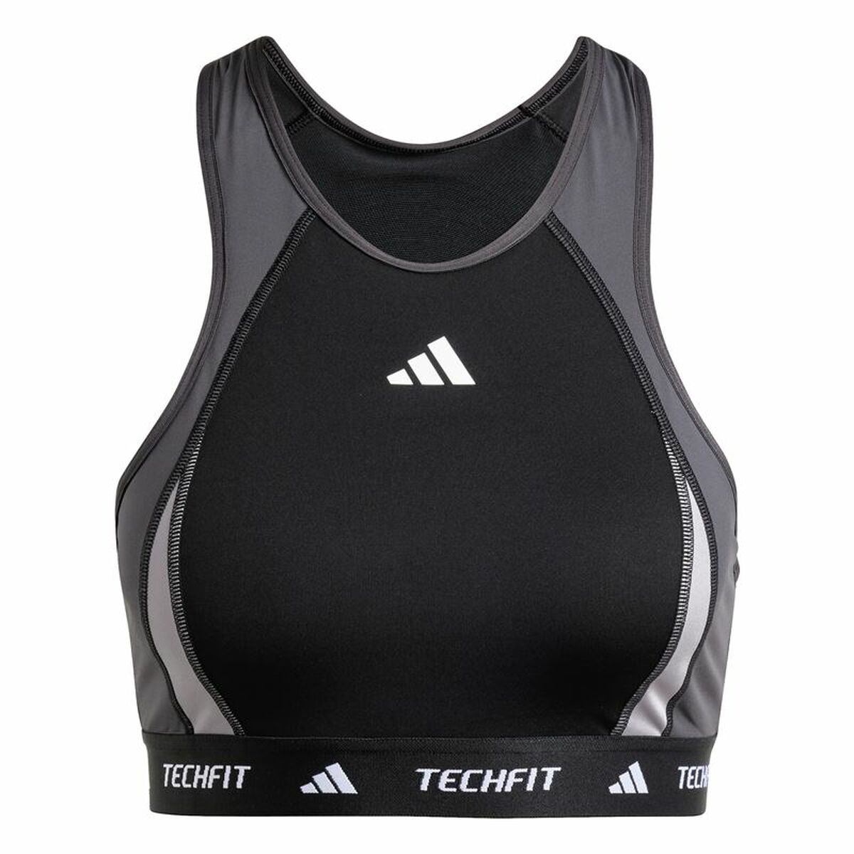 Sports Bra Adidas Techfit  Black-0