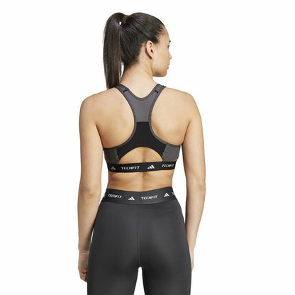Sports Bra Adidas Techfit  Black-3