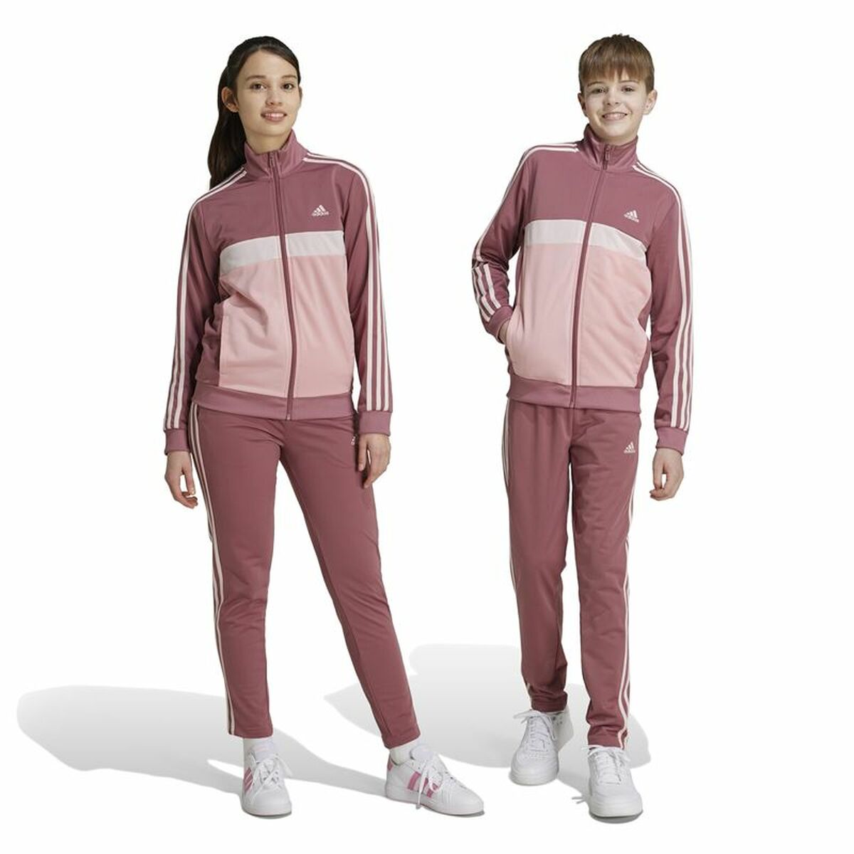 Children’s Tracksuit Adidas Essentials Orange Pink-5