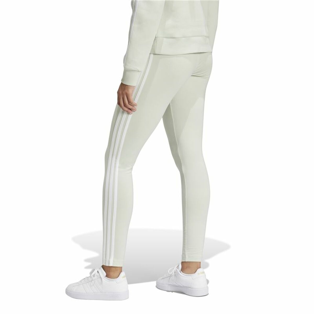Sport leggings for Women Adidas Essentials 3-Stripes Green-5