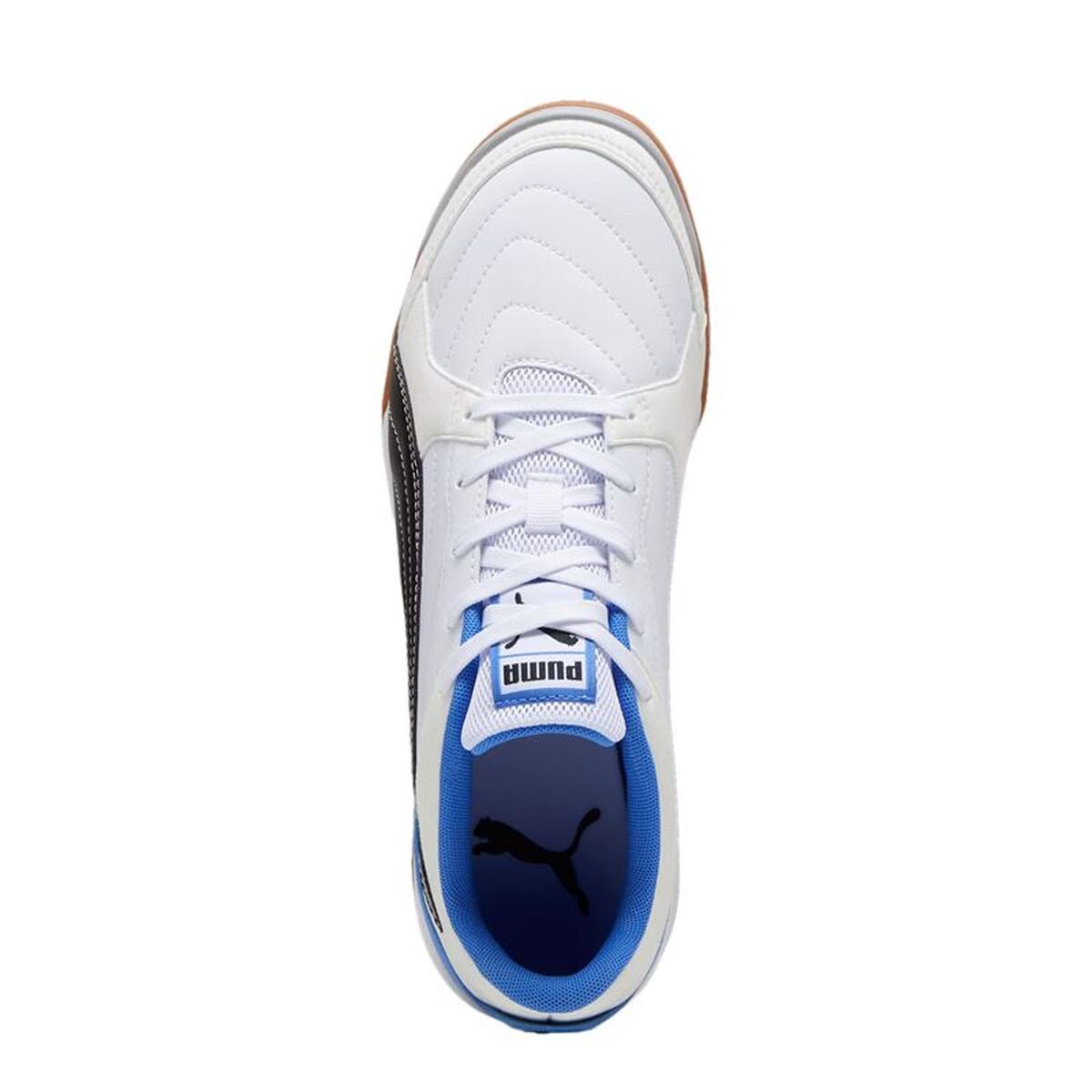 Adult's Indoor Football Shoes Puma Pressing Iv White Blue-2