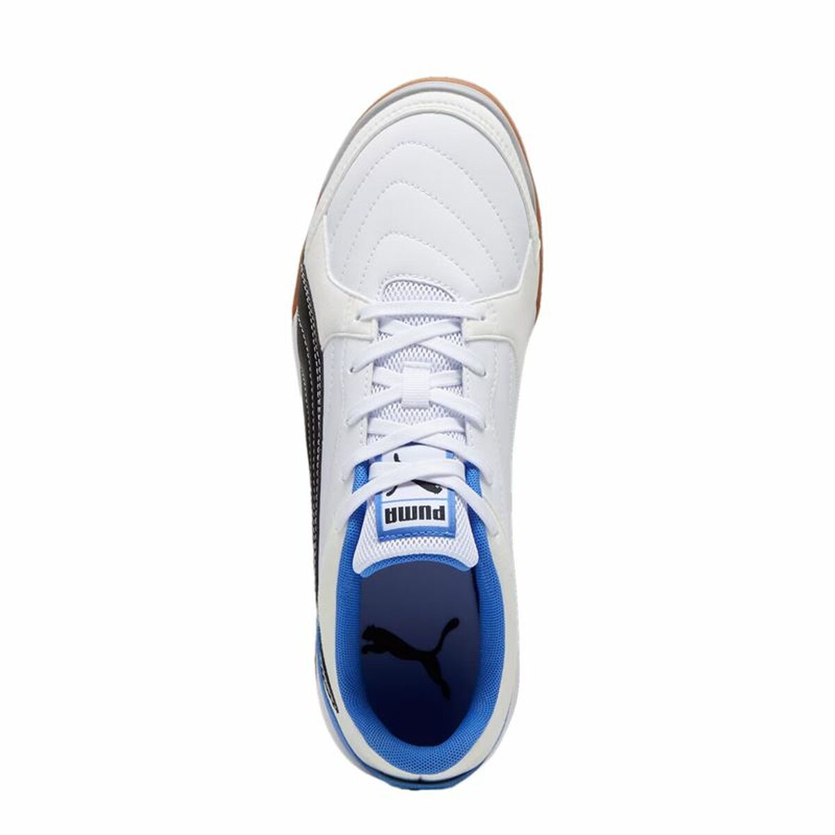 Adult's Indoor Football Shoes Puma Pressing Iv White Blue-8