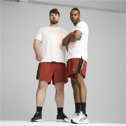 Sports Shorts for Women Puma Puma Run Favorite Velocity Woven 2In1 Mujer Brown-4