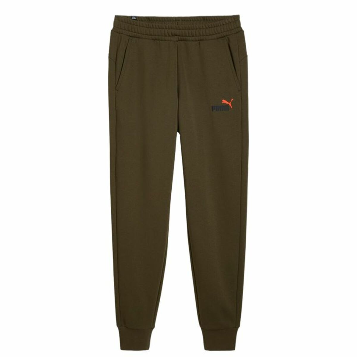 Adult's Tracksuit Bottoms Puma Essentials Olive Men-0