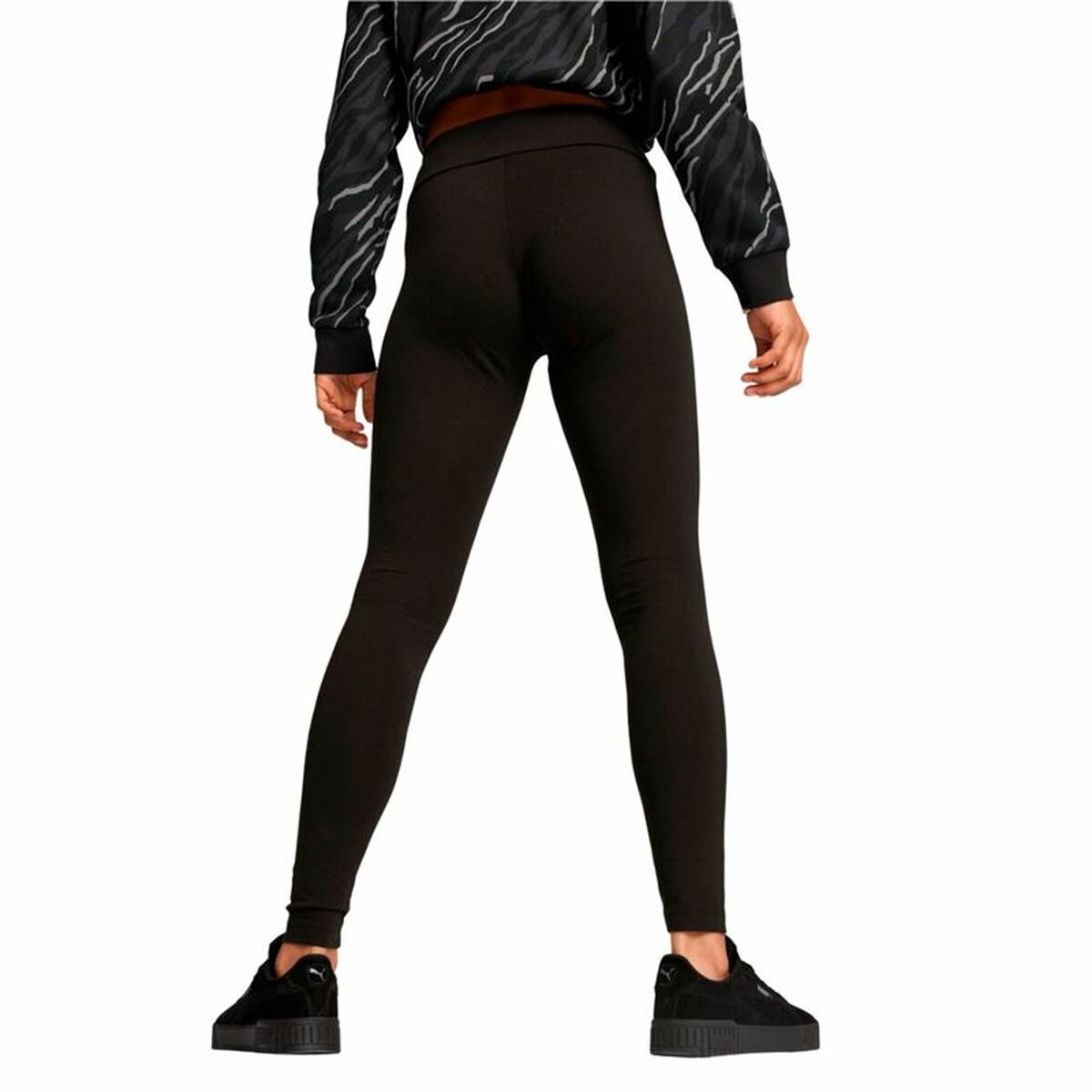 Sport leggings for Women Puma Essentials + Script Black-3