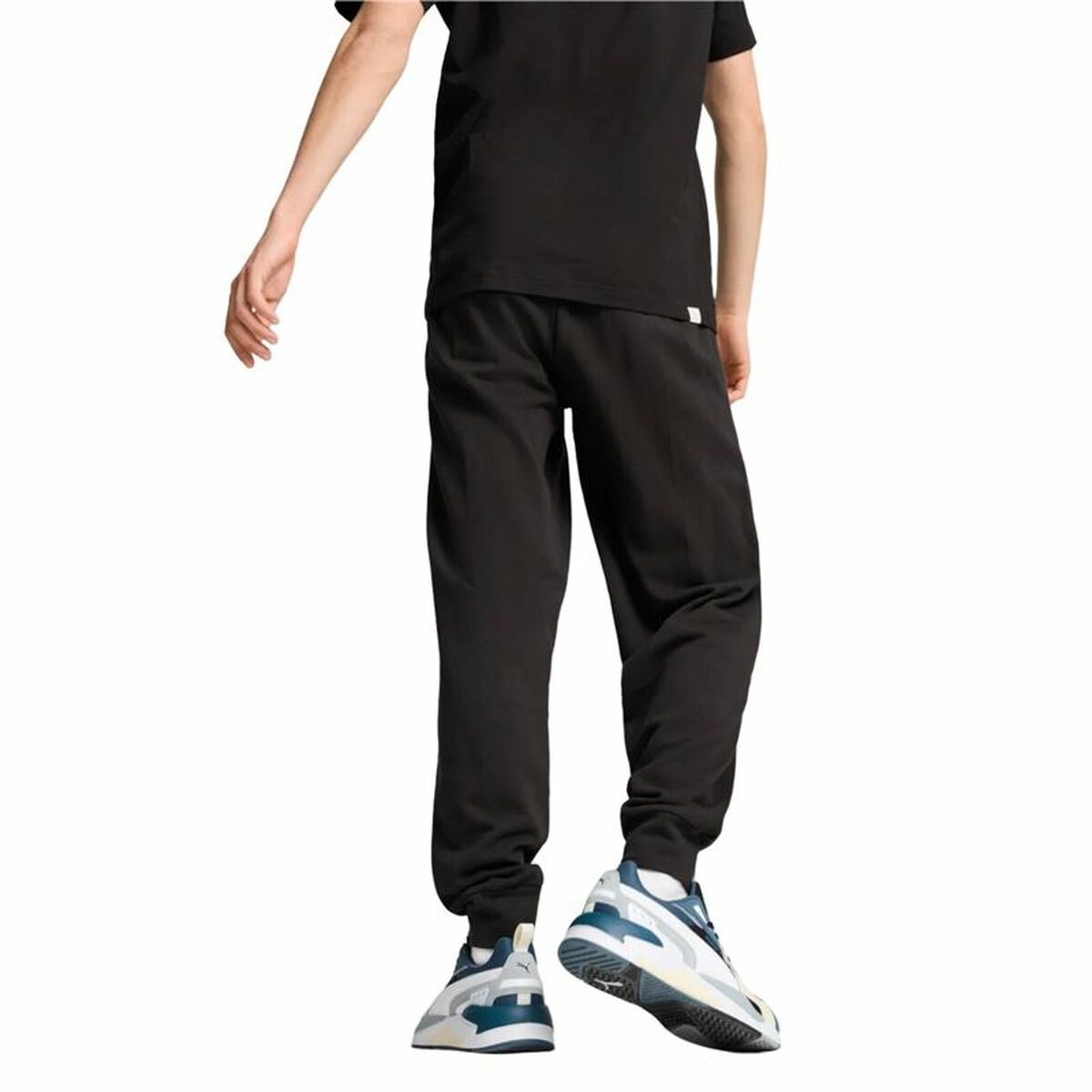 Adult's Tracksuit Bottoms Puma Black Men-4