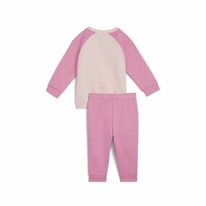 Children’s Tracksuit Puma Minicats Ess Raglan Jogger Fl Pink-4