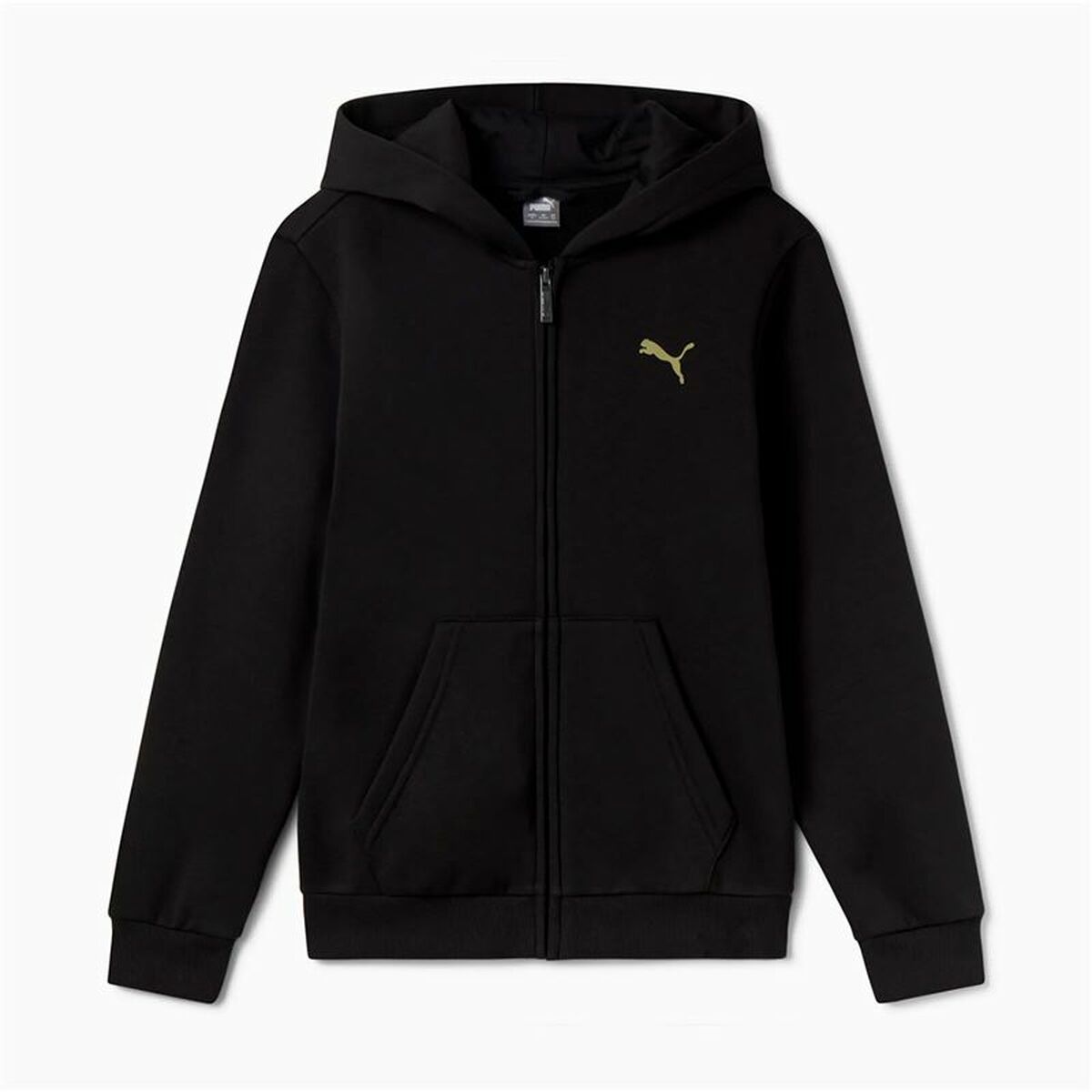 Children's Jacket Puma Essentials+ Graphic Hoodie Fz Black-0